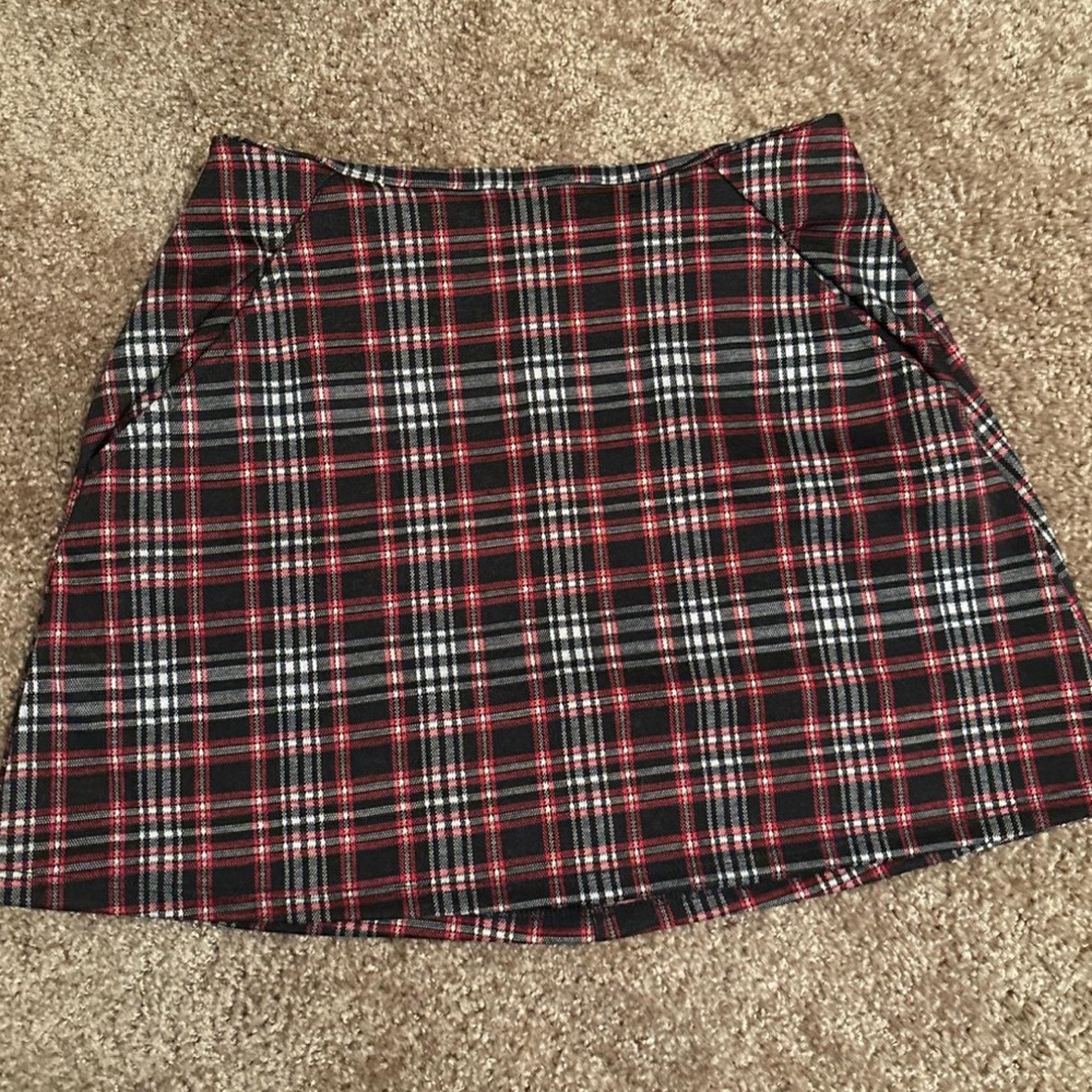RSQ Plaid Skirt